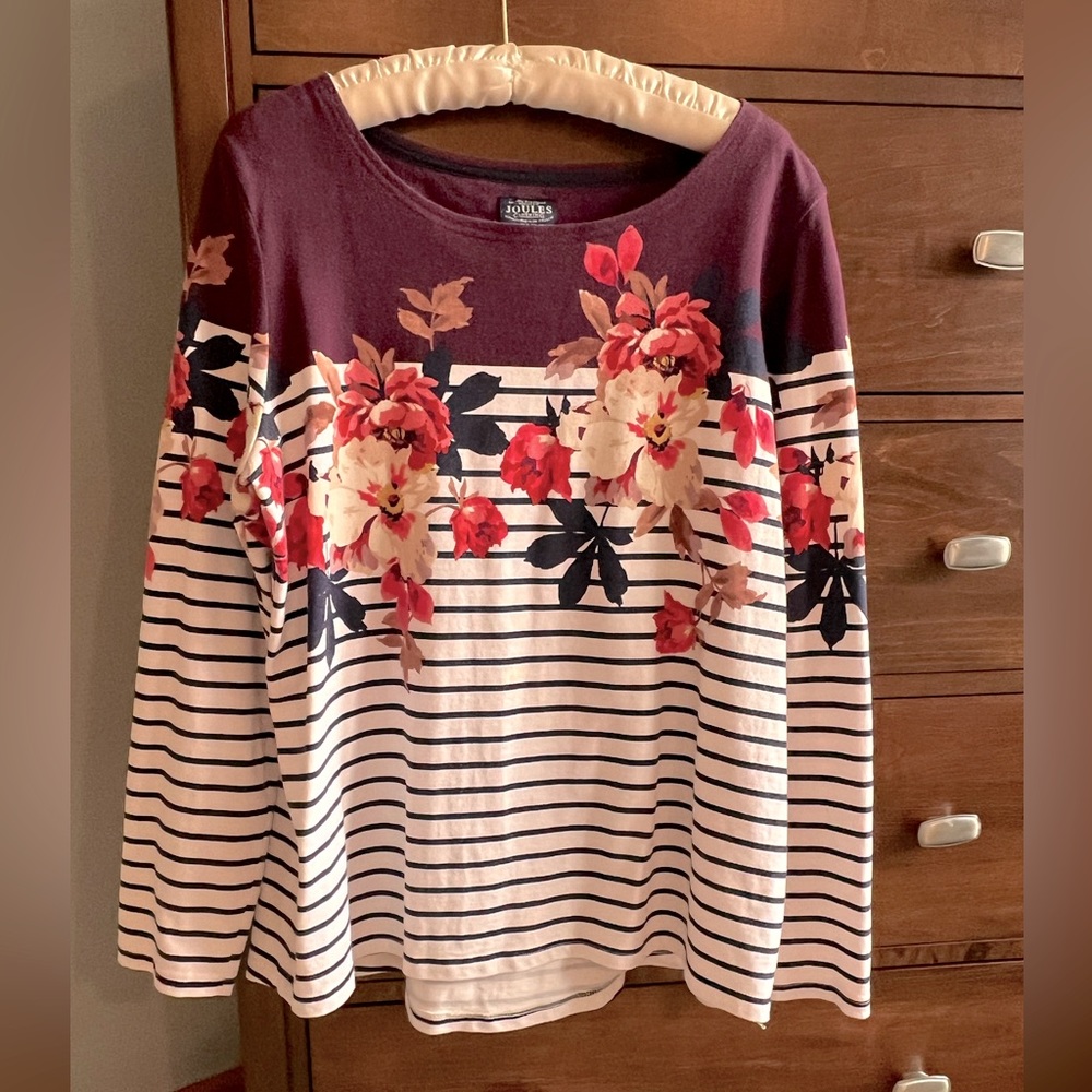 Joules Harbor Printed Jersey Women’s top size 14